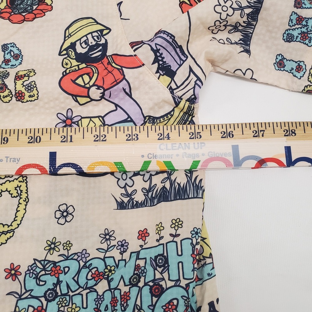 Timberland Short Sleeve Graphic Resort Shirt Nature size XL - Picture 7 of 13